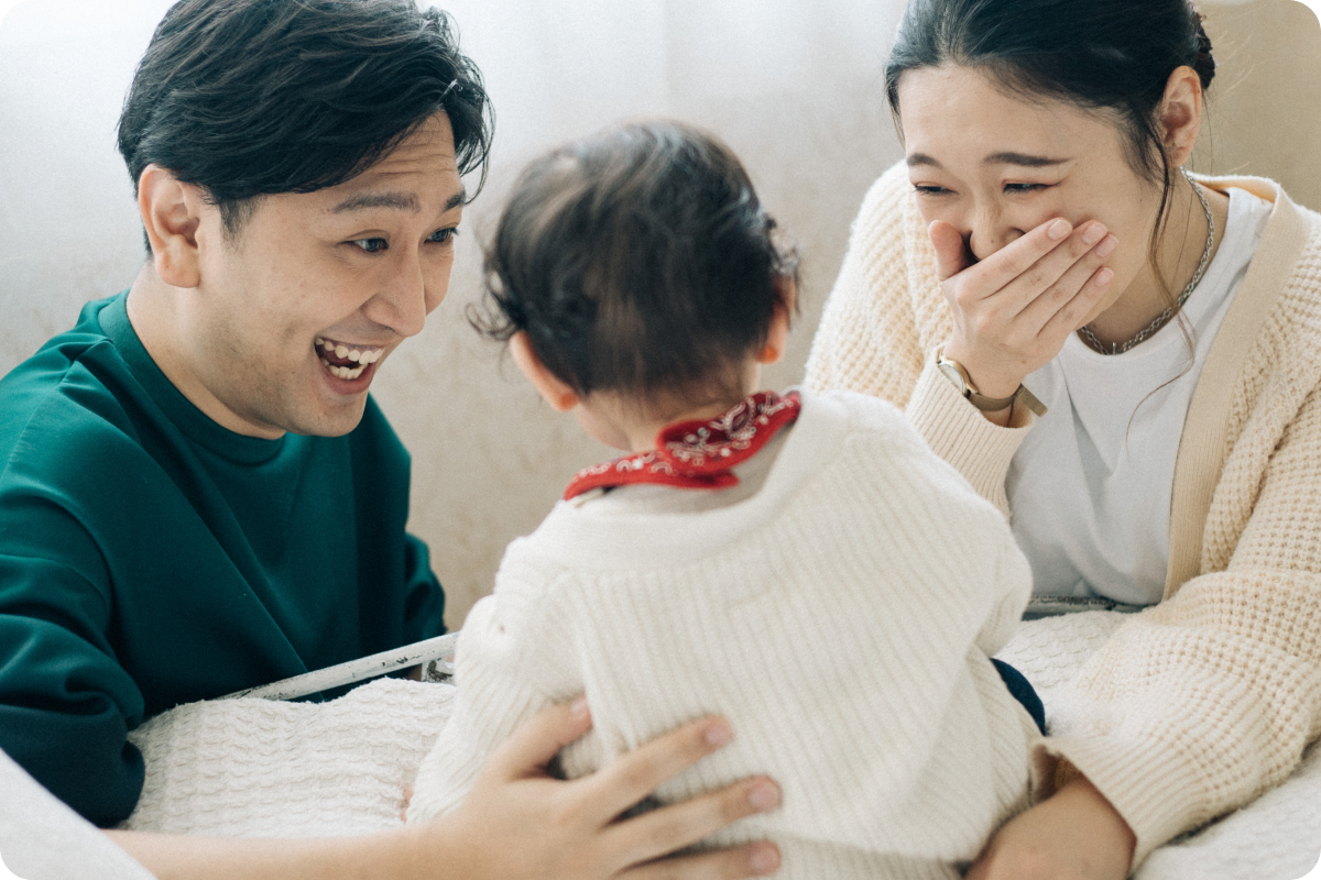成立したカップルの写真